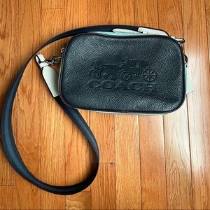 Coach Jes Leather Chalk Multi Colorblock shoulder crossbody bag/purse
